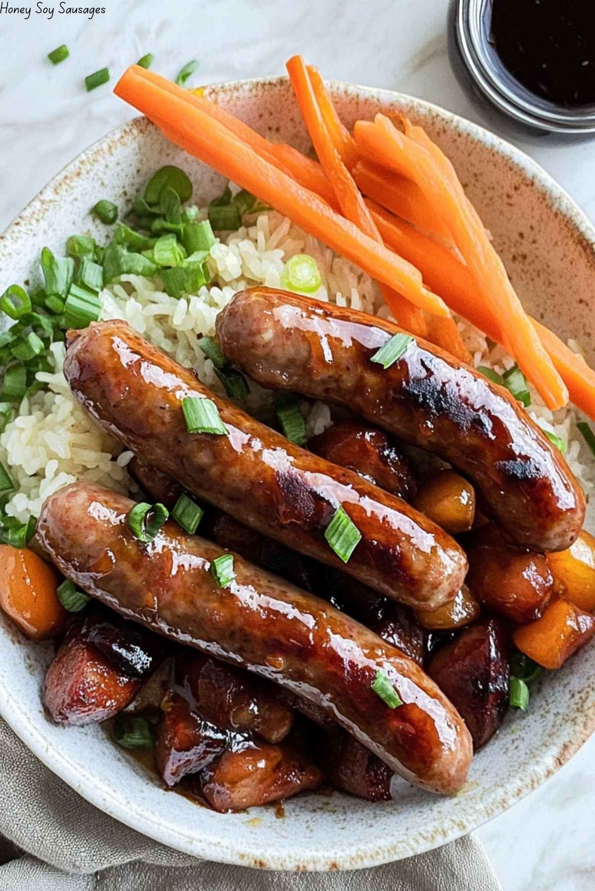 Honey Soy Sausages