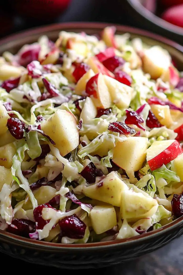CRANBERRY APPLE COLESLAW