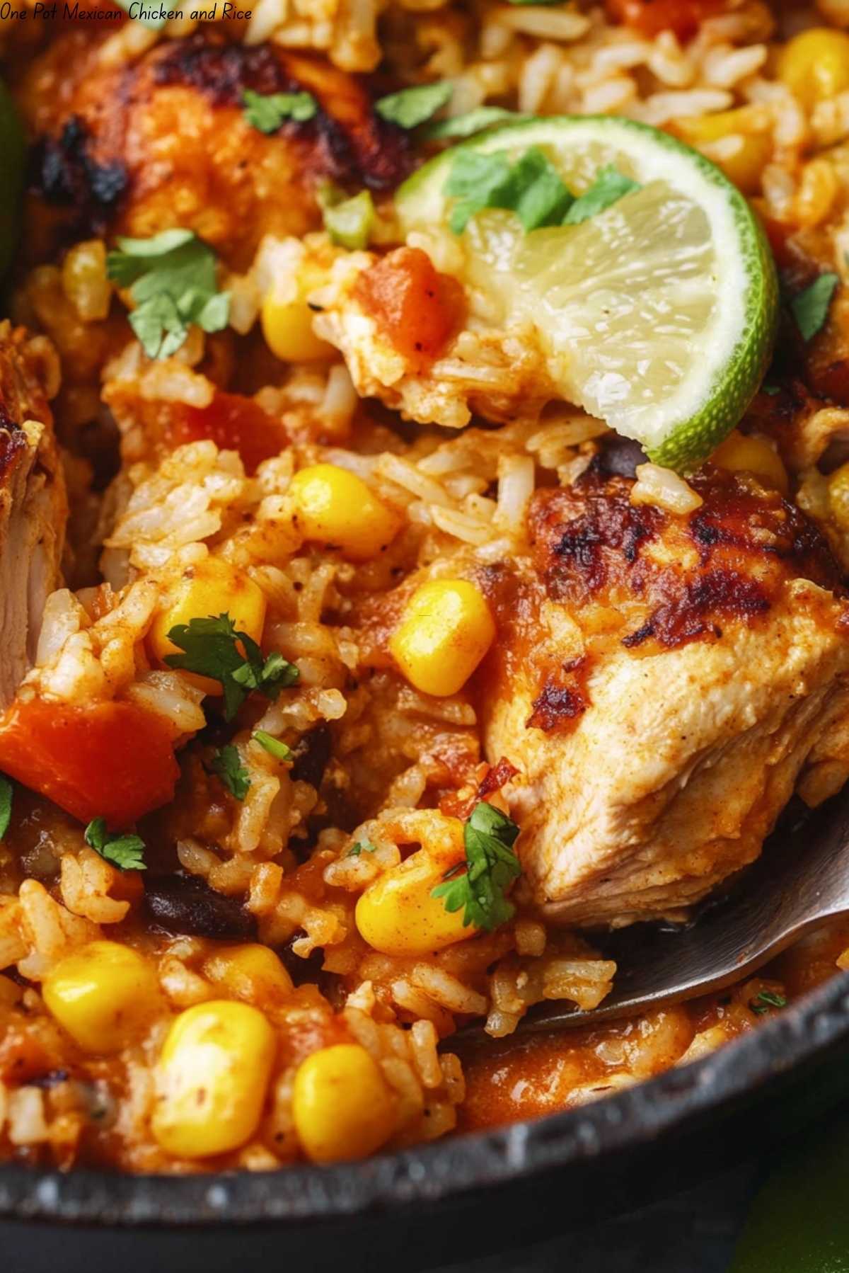 One Pot Mexican Chicken and Rice
