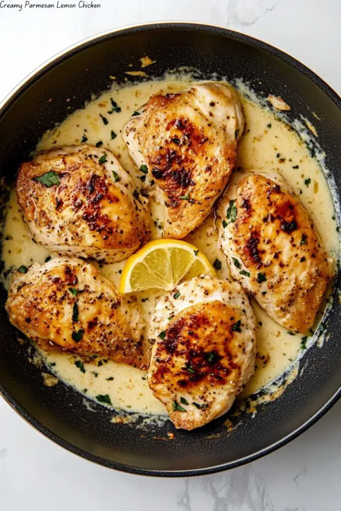 Creamy Parmesan Lemon Chicken