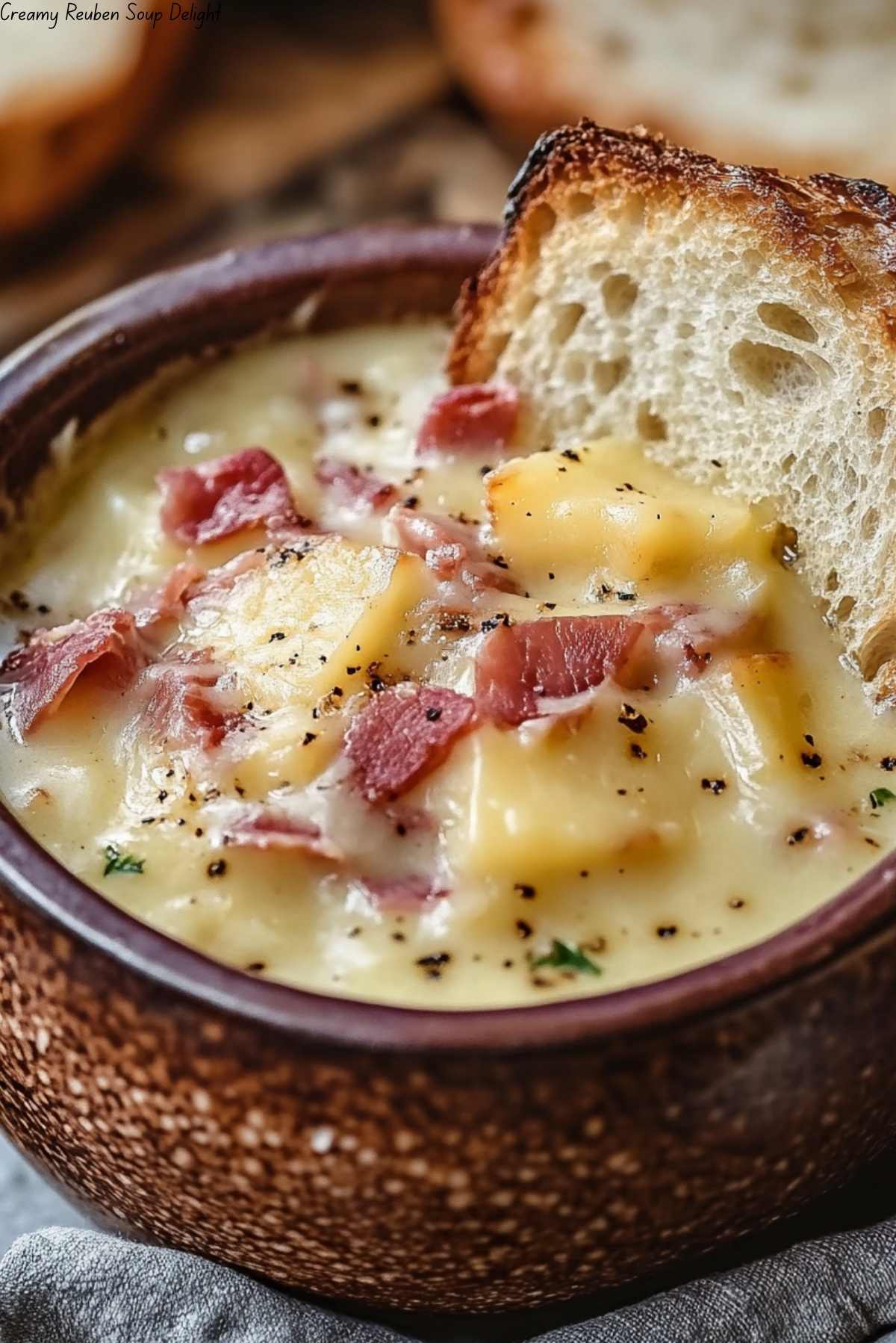 Creamy Reuben Soup Delight