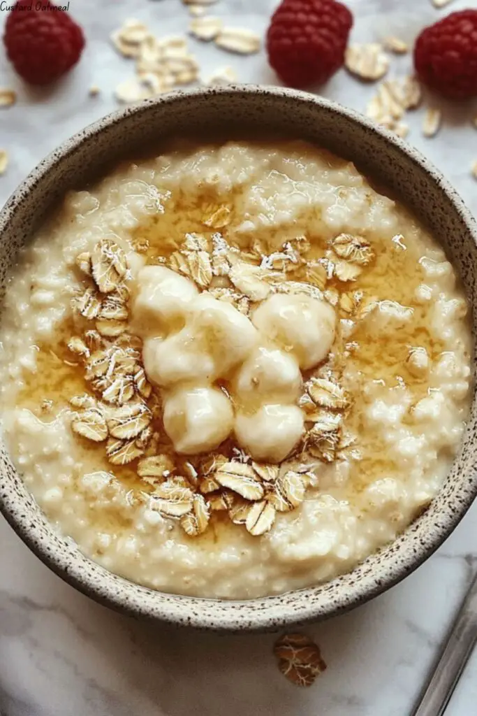 Custard Oatmeal 4 Custard Oatmeal