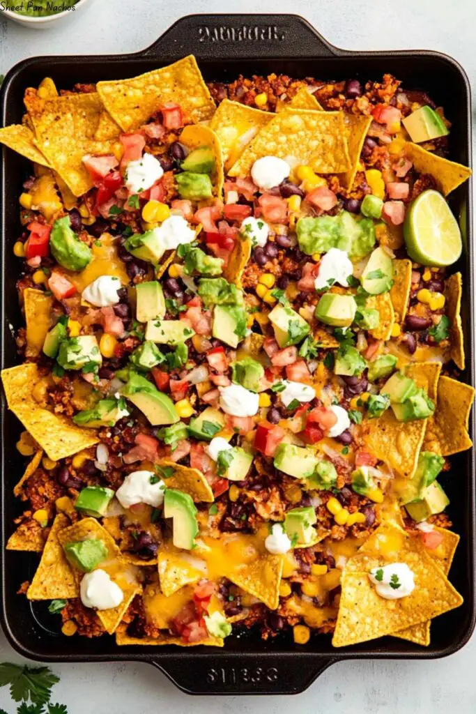 Sheet Pan Nachos 4 Sheet Pan Nachos