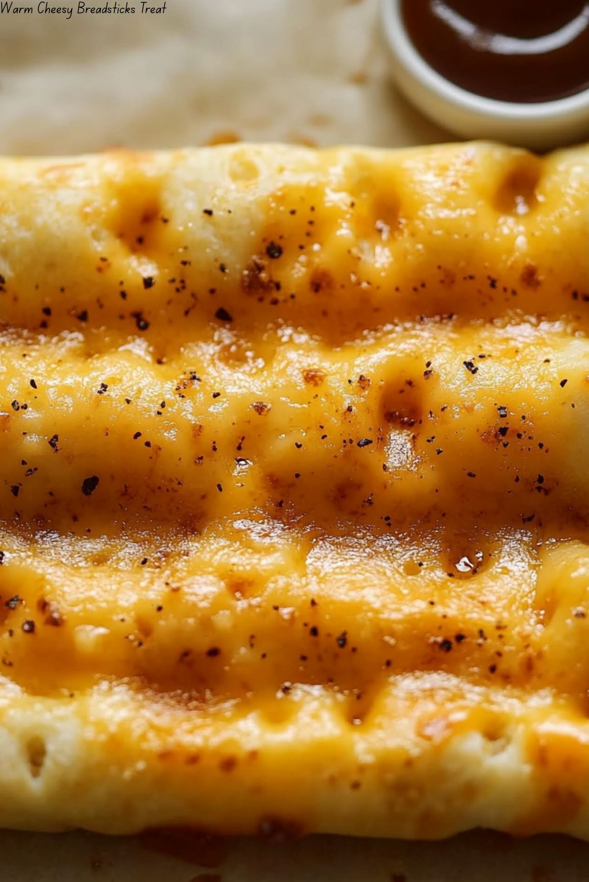 Warm Cheesy Breadsticks Treat