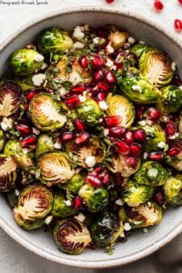 Pomegranate Brussels Sprouts