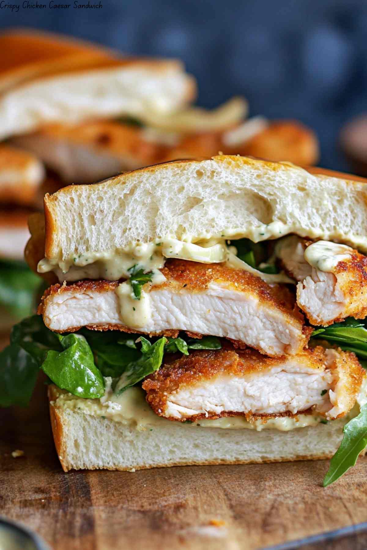 Crispy Chicken Caesar Sandwich