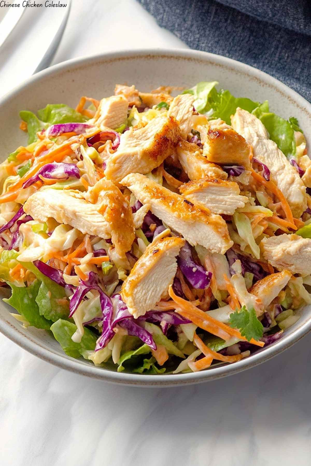 Chinese Chicken Coleslaw