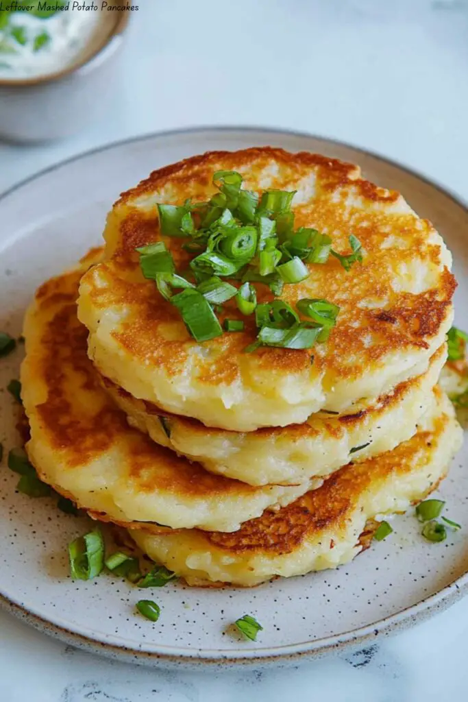 Leftover Mashed Potato Pancakes 4 Leftover Mashed Potato Pancakes