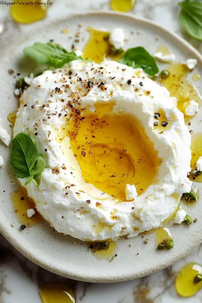 Whipped Feta with Honey Dip 4 Whipped Feta with Honey Dip
