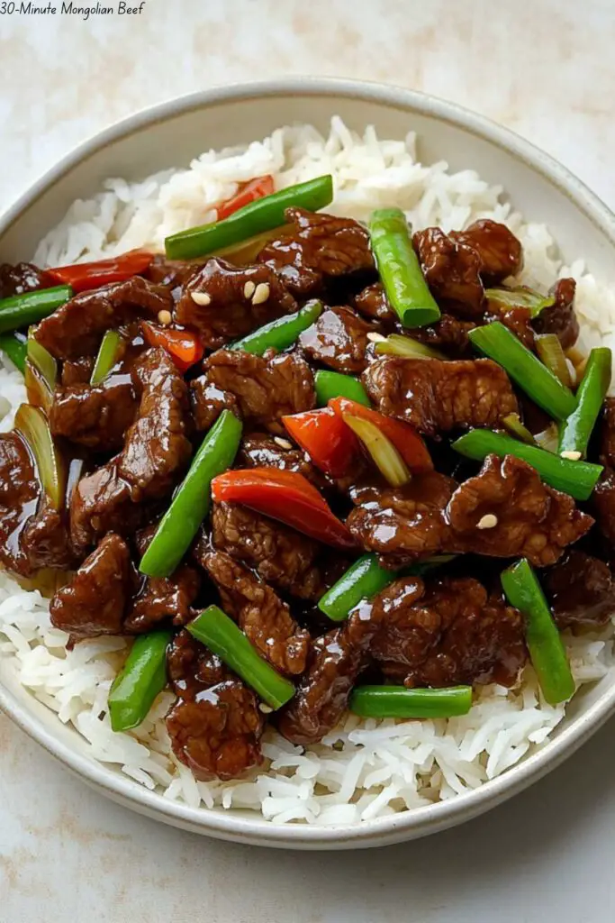 30-Minute Mongolian Beef 4 30-Minute Mongolian Beef