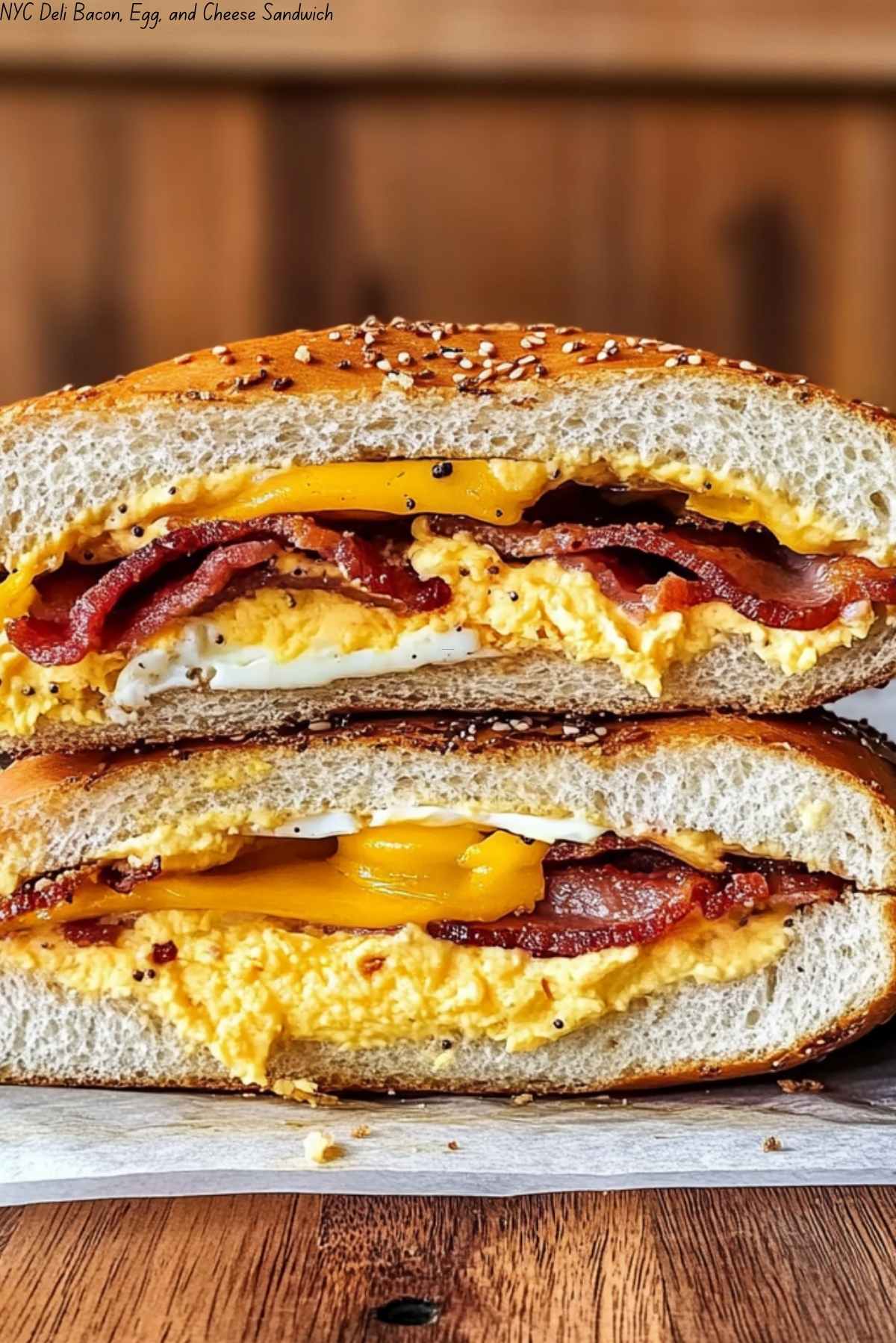 NYC Deli Bacon, Egg, and Cheese Sandwich
