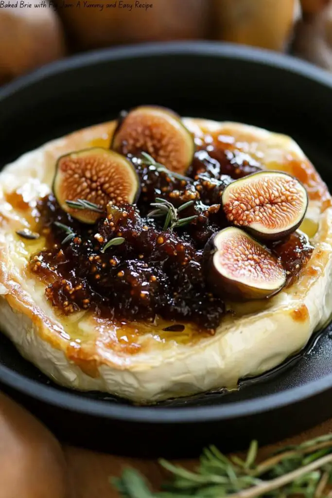 Baked Brie with Fig Jam: A Yummy and Easy Recipe 4 Baked Brie with Fig Jam: A Yummy and Easy Recipe