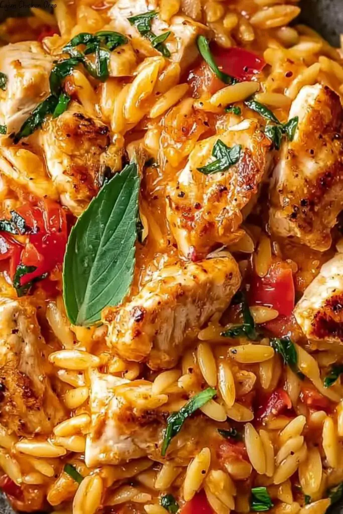 Cajun Chicken Orzo 4 Cajun Chicken Orzo