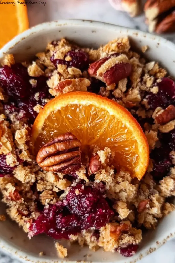 Cranberry Orange Pecan Crisp 4 Cranberry Orange Pecan Crisp