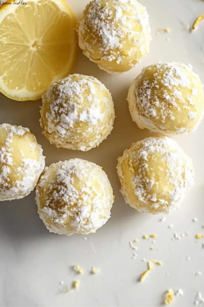 Lemon Truffles 4 Lemon Truffles
