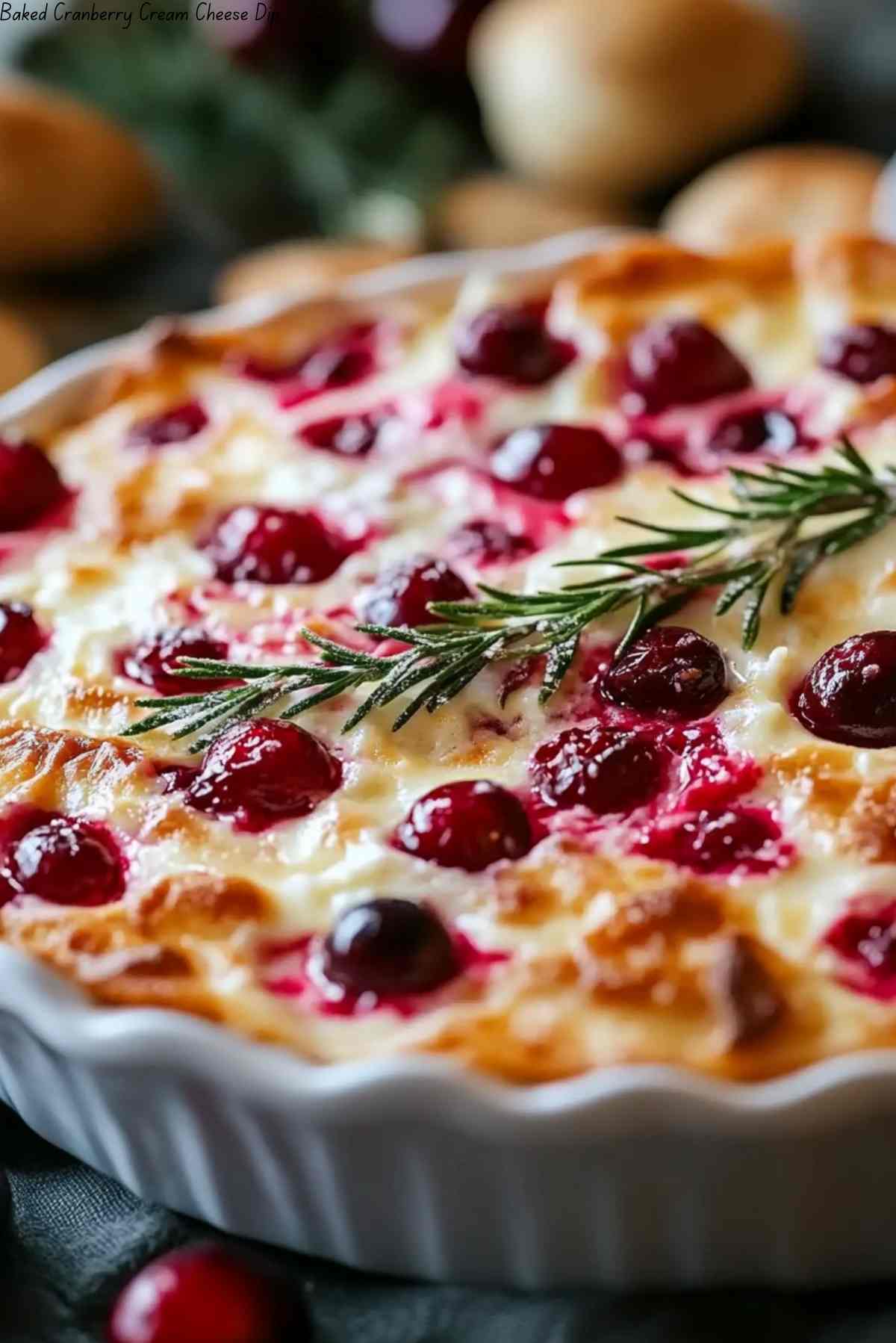 Baked Cranberry Cream Cheese Dip