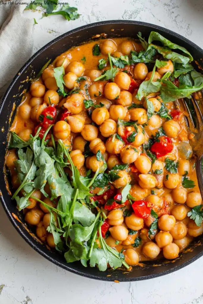 One Pot Creamy ‘Marry Me’ Chickpeas 4 One Pot Creamy ‘Marry Me’ Chickpeas