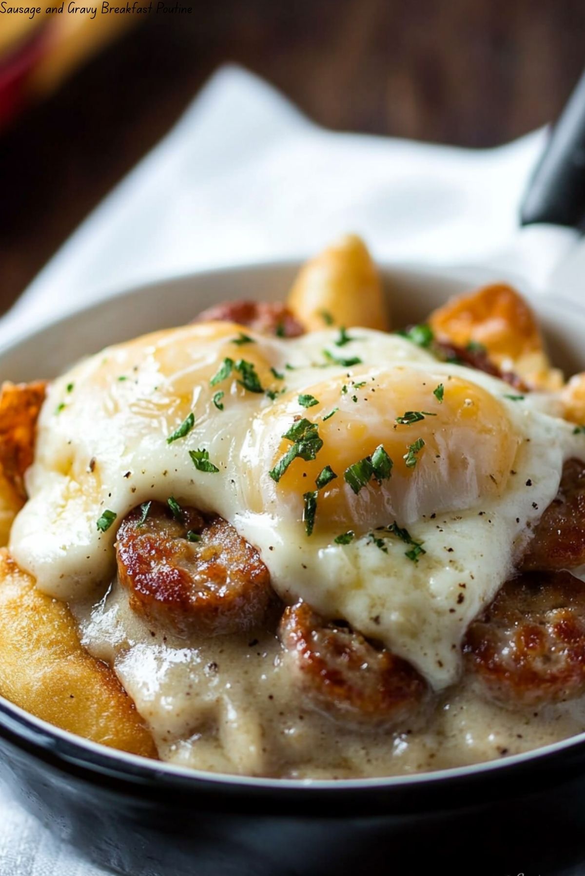 Sausage and Gravy Breakfast Poutine