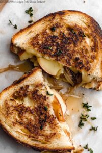Caramelized Onion & Apple Grilled Cheese Sandwich