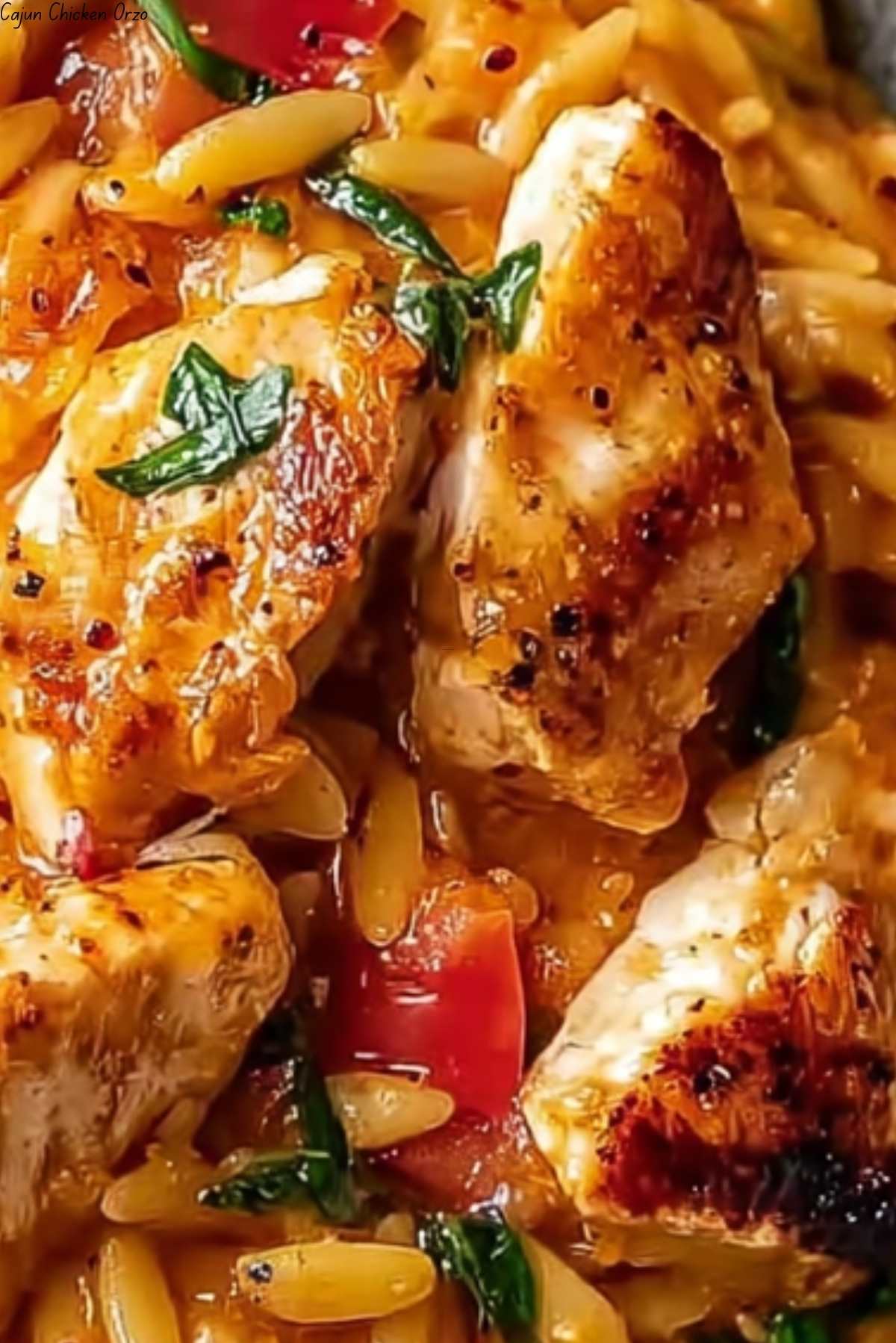 Cajun Chicken Orzo