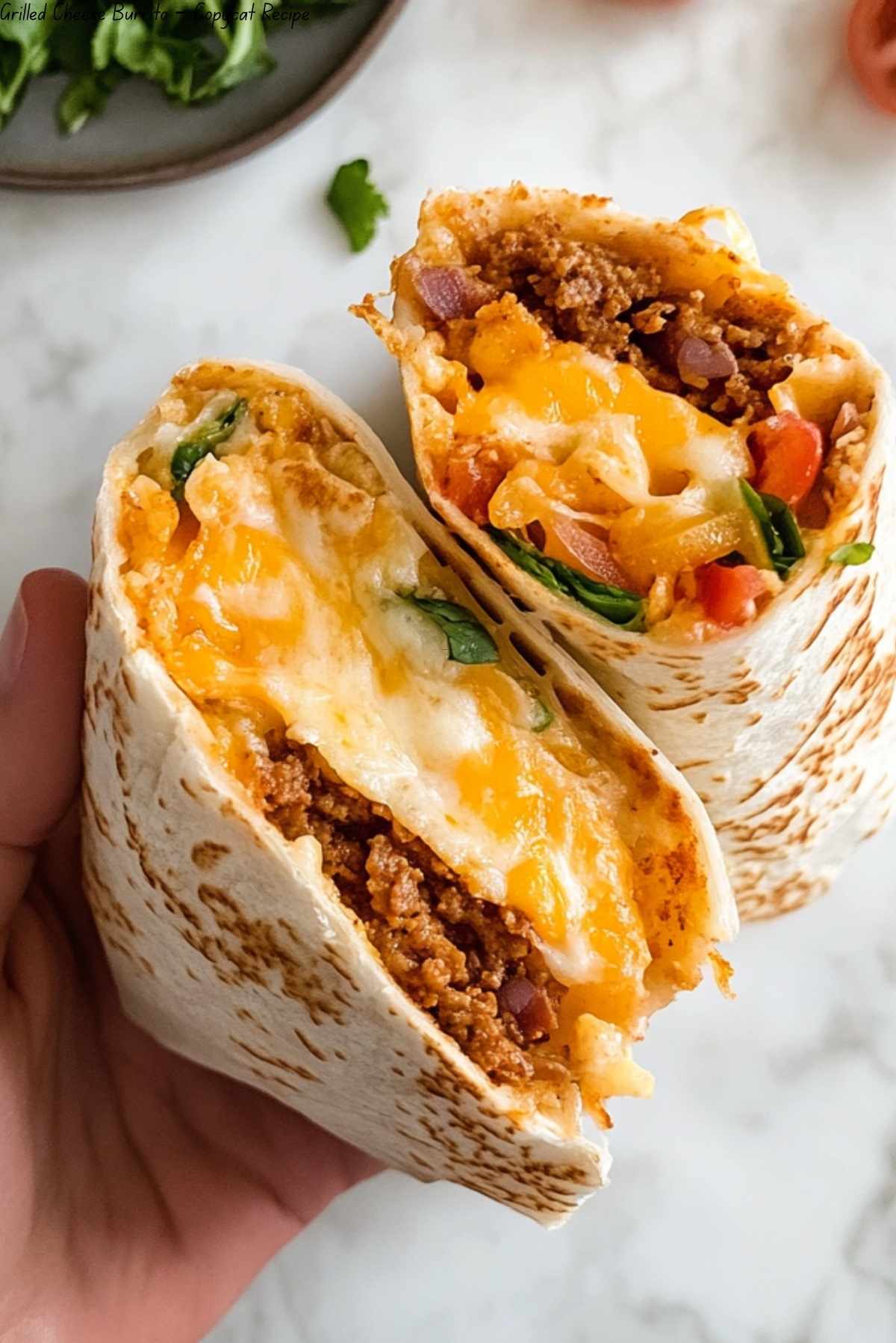 Grilled Cheese Burrito – Copycat Recipe