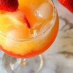 Strawberry Sunrise Easy Easter Tequila Cocktail 5 Strawberry Sunrise Easy Easter Tequila Cocktail