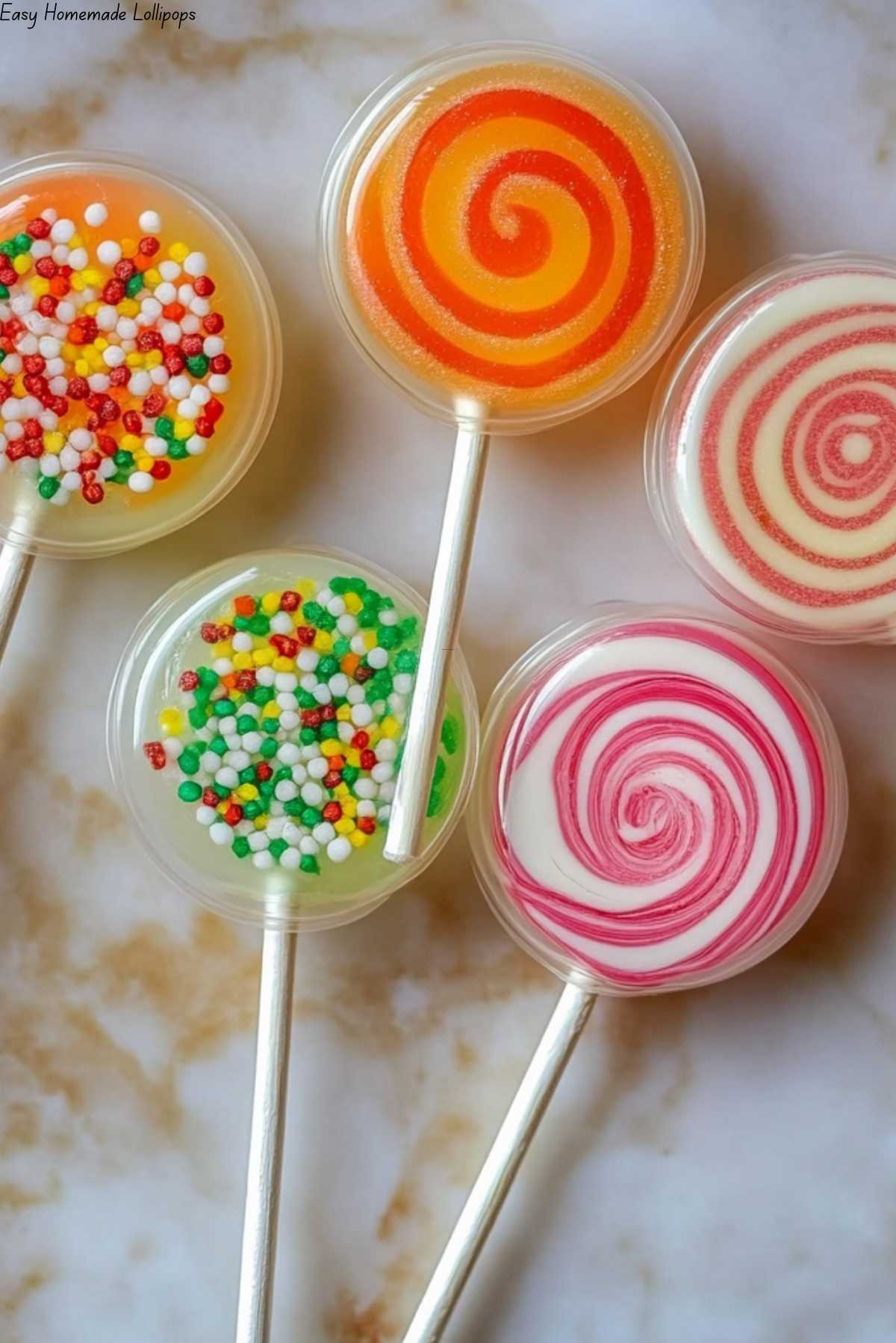 Easy Homemade Lollipops
