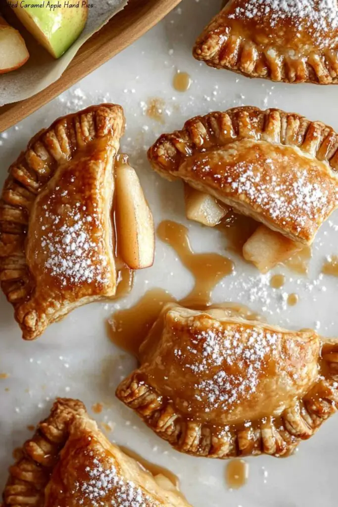 Salted Caramel Apple Hand Pies