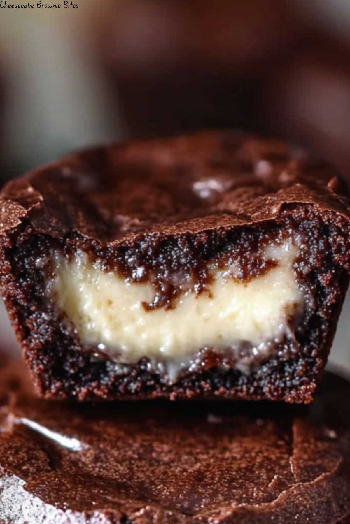 Cheesecake Brownie Bites