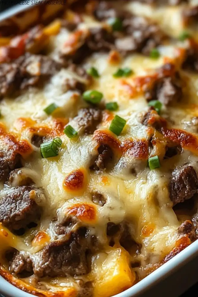 PHILLY CHEESE STEAK CASSEROLE 4 PHILLY CHEESE STEAK CASSEROLE