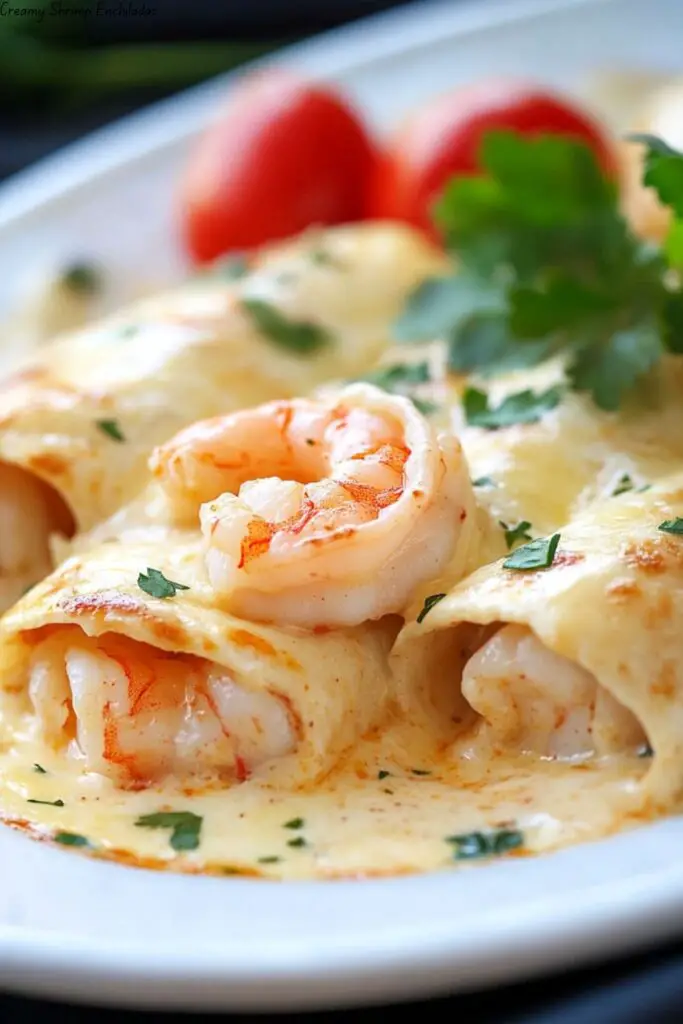 Creamy Shrimp Enchiladas 4 Creamy Shrimp Enchiladas