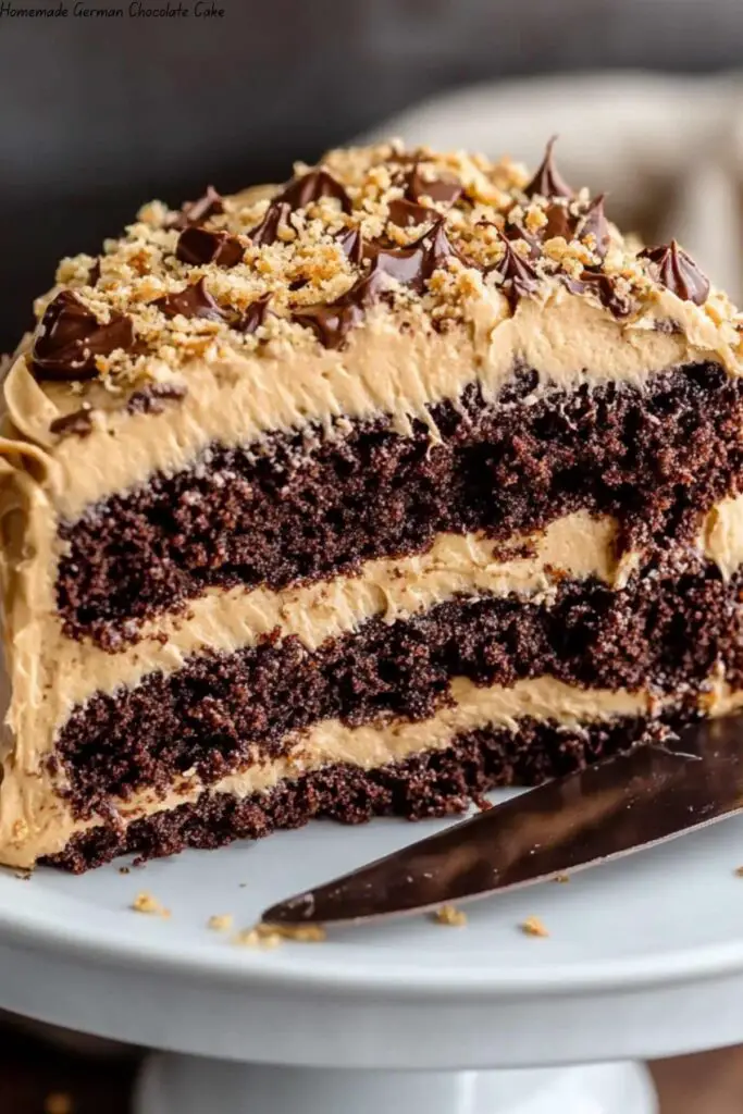 Homemade German Chocolate Cake 4 Homemade German Chocolate Cake