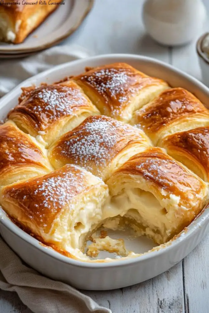 Cheesecake Crescent Rolls Casserole 4 Cheesecake Crescent Rolls Casserole