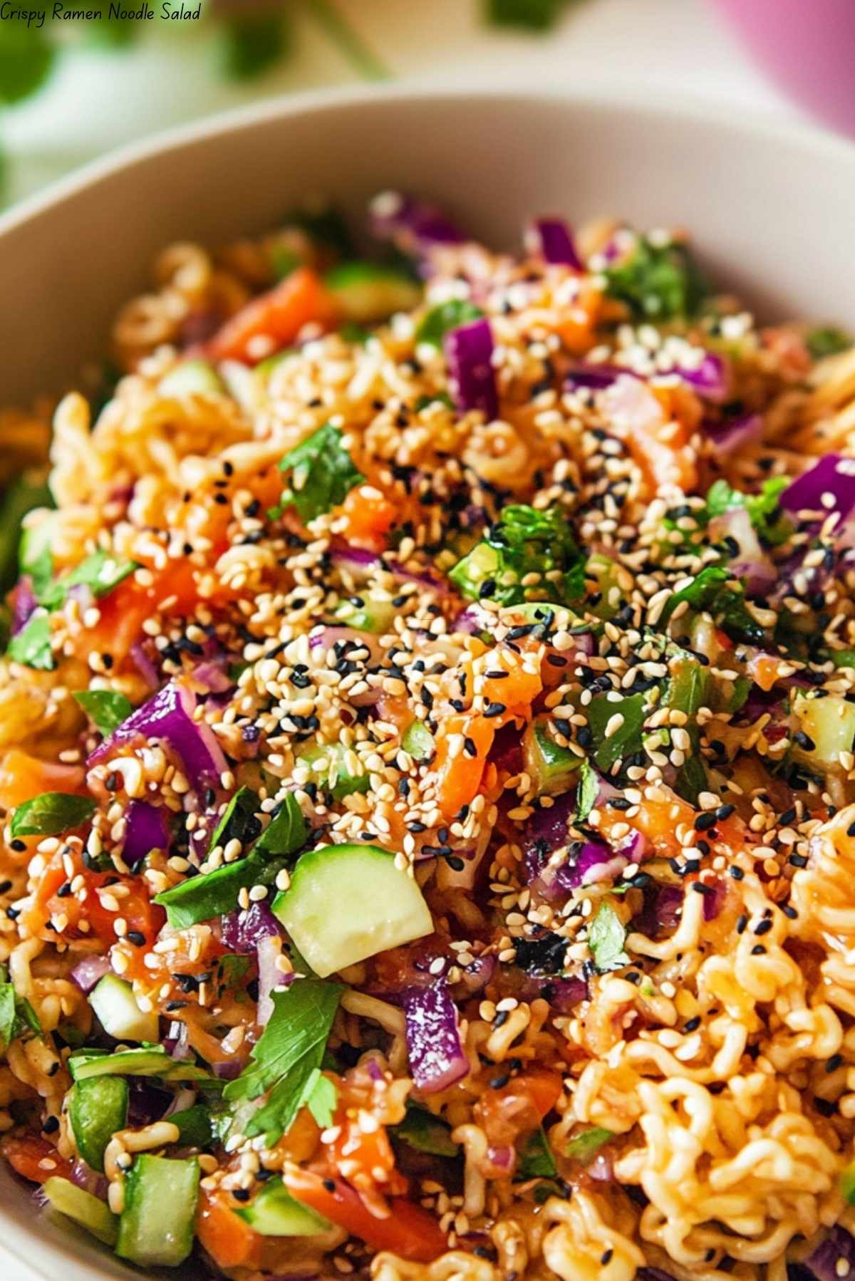 Crispy Ramen Noodle Salad