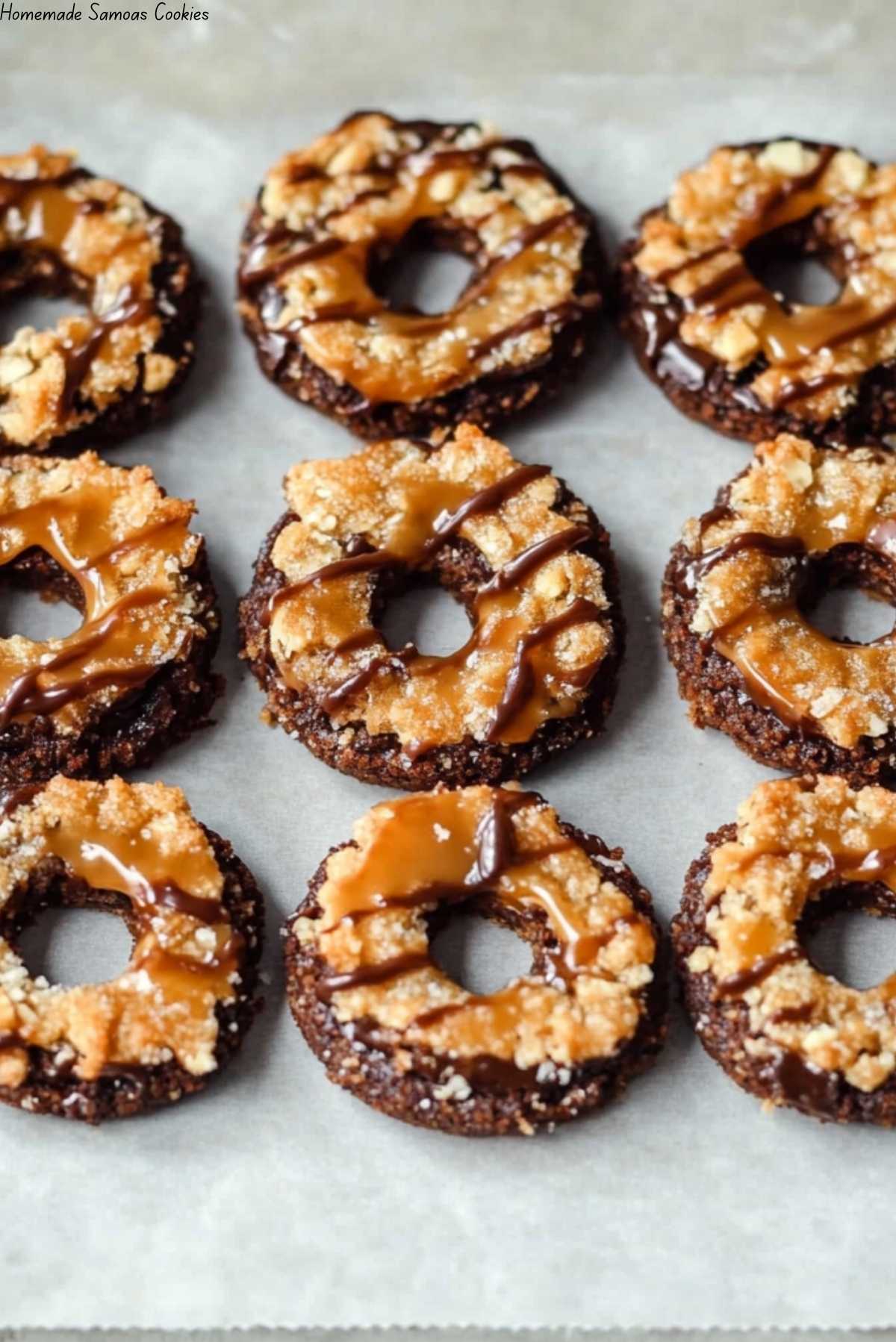 Homemade Samoas Cookies