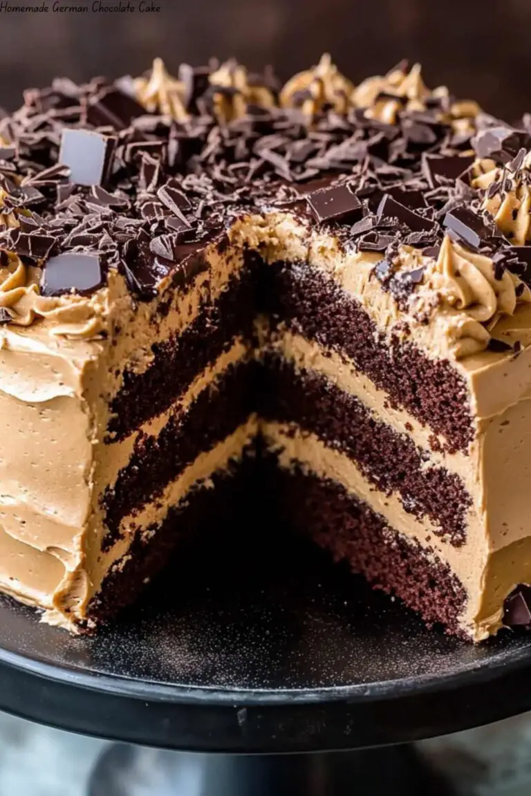 Homemade German Chocolate Cake