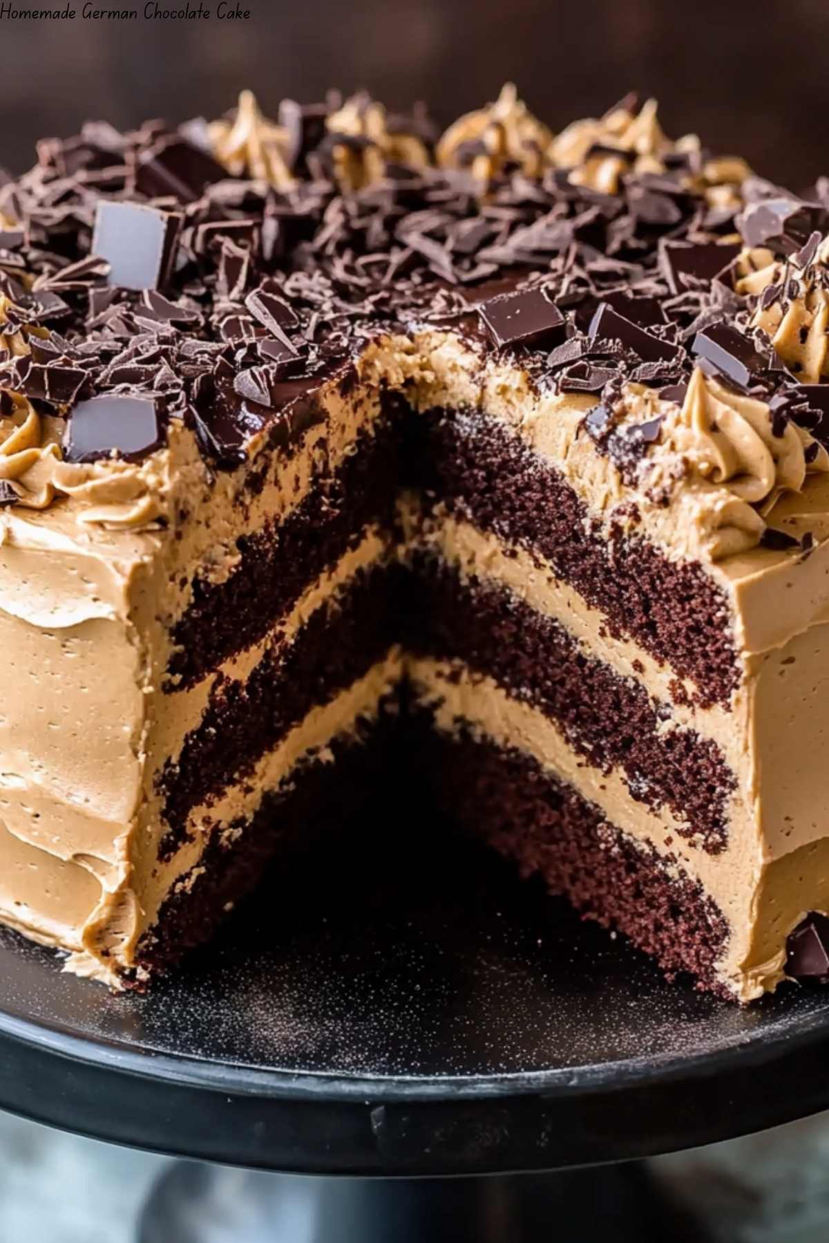 Homemade German Chocolate Cake