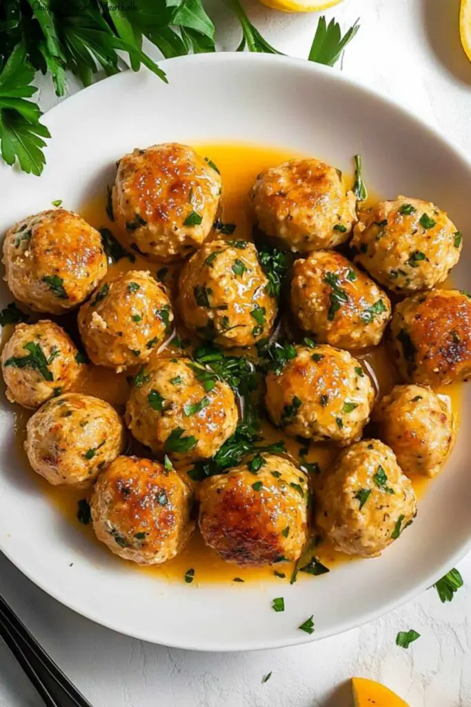 Speedy Chicken Piccata Meatballs 4 Speedy Chicken Piccata Meatballs