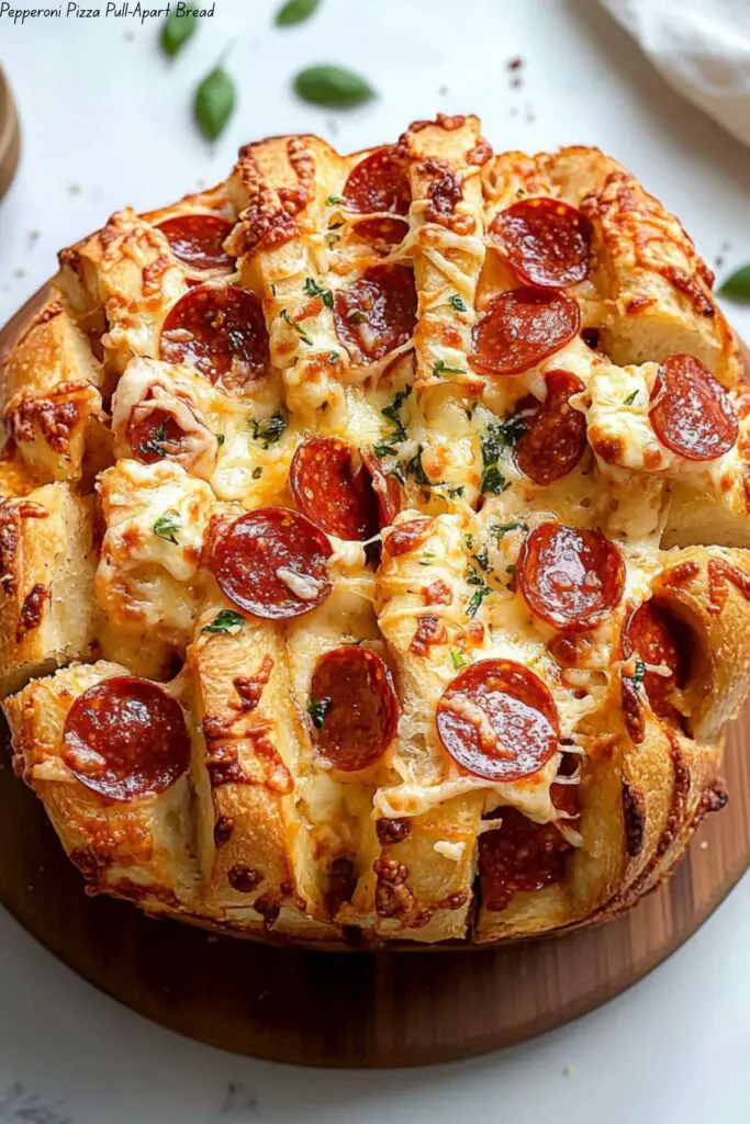 Pepperoni Pizza Pull-Apart Bread 4 Pepperoni Pizza Pull-Apart Bread