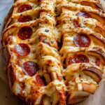 Pepperoni Pizza Pull-Apart Bread 5 Pepperoni Pizza Pull-Apart Bread
