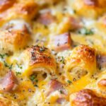 Ham & Cheese Crescent Breakfast Casserole 5 Ham & Cheese Crescent Breakfast Casserole