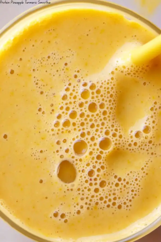 Protein Pineapple Turmeric Smoothie 4 Protein Pineapple Turmeric Smoothie