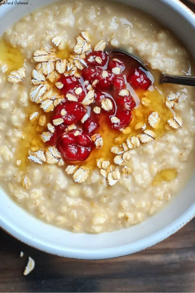 Custard Oatmeal 4 Custard Oatmeal