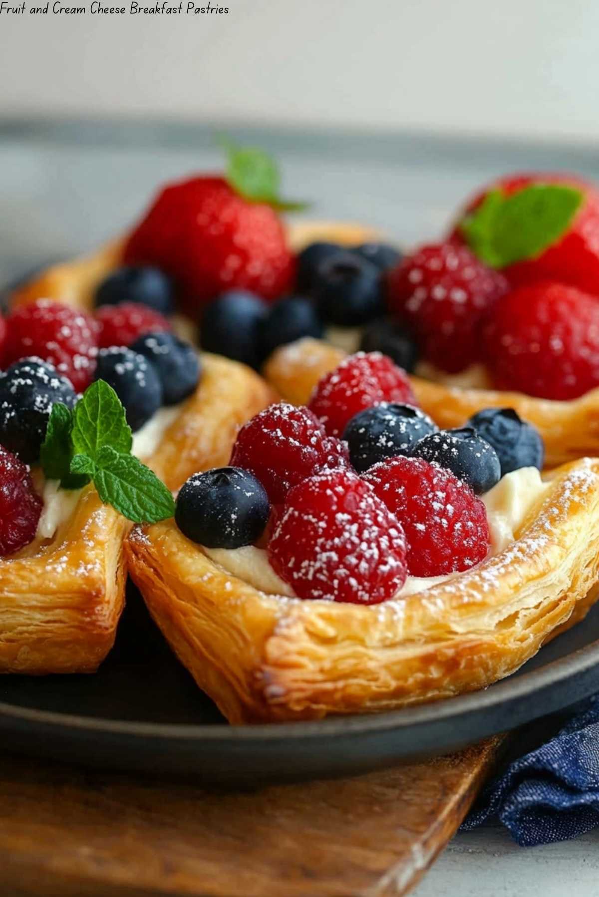 Fruit and Cream Cheese Breakfast Pastries