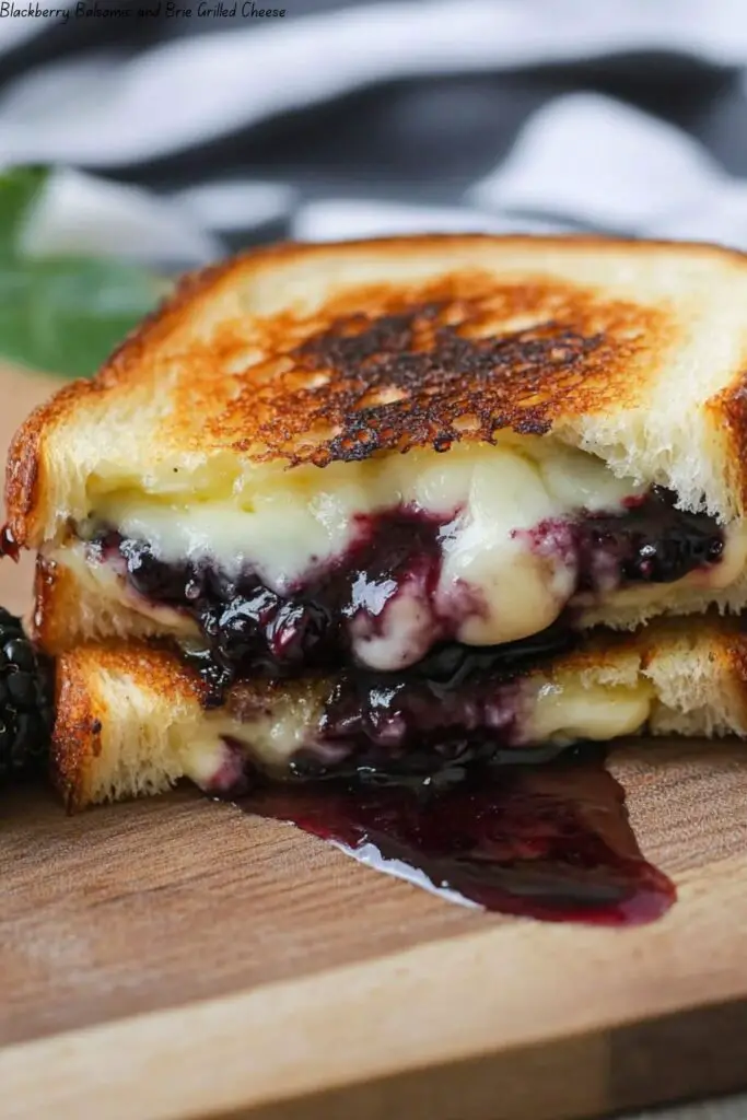 Blackberry Balsamic and Brie Grilled Cheese 4 Blackberry Balsamic and Brie Grilled Cheese