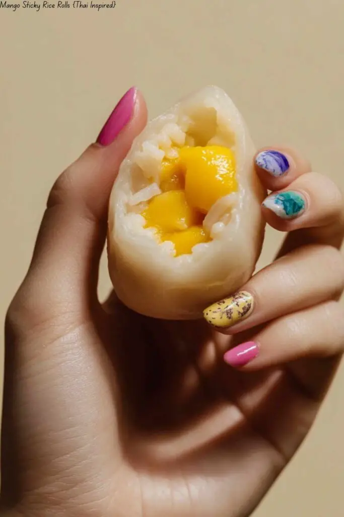 Mango Sticky Rice Rolls {Thai Inspired} 4 Mango Sticky Rice Rolls {Thai Inspired}