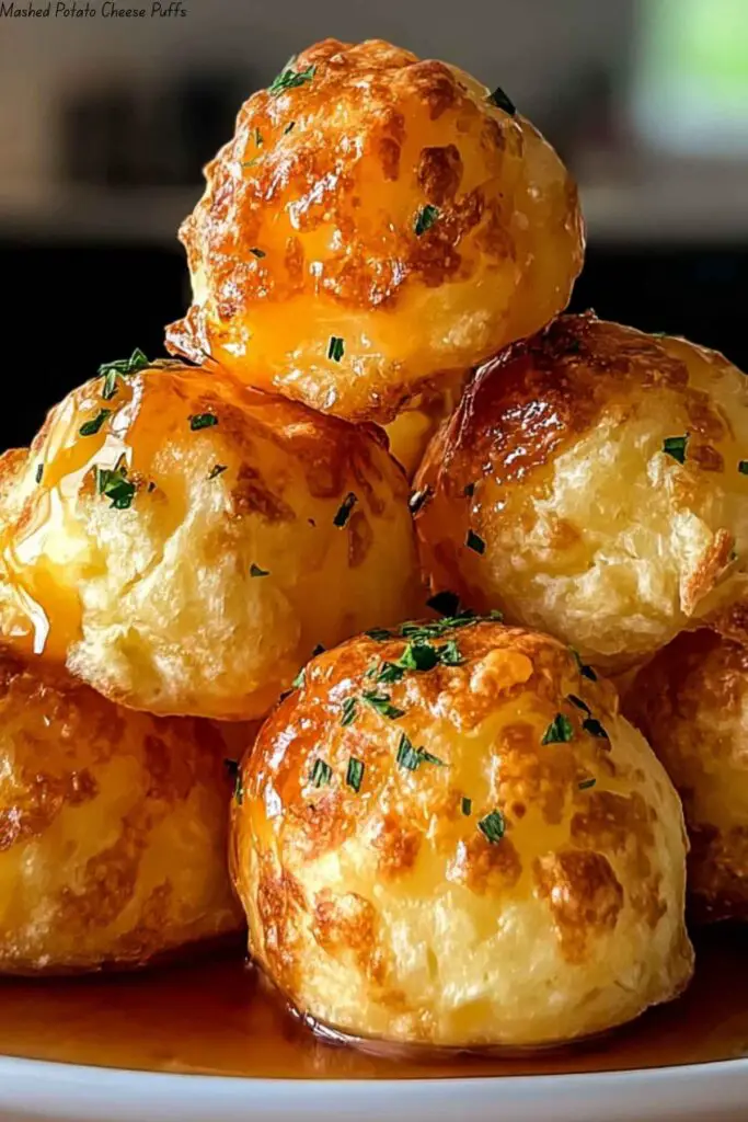 Mashed Potato Cheese Puffs 4 Mashed Potato Cheese Puffs