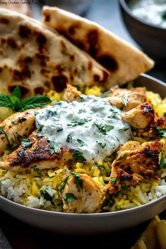 Easy Chicken Tzatziki Rice Bake 4 Easy Chicken Tzatziki Rice Bake