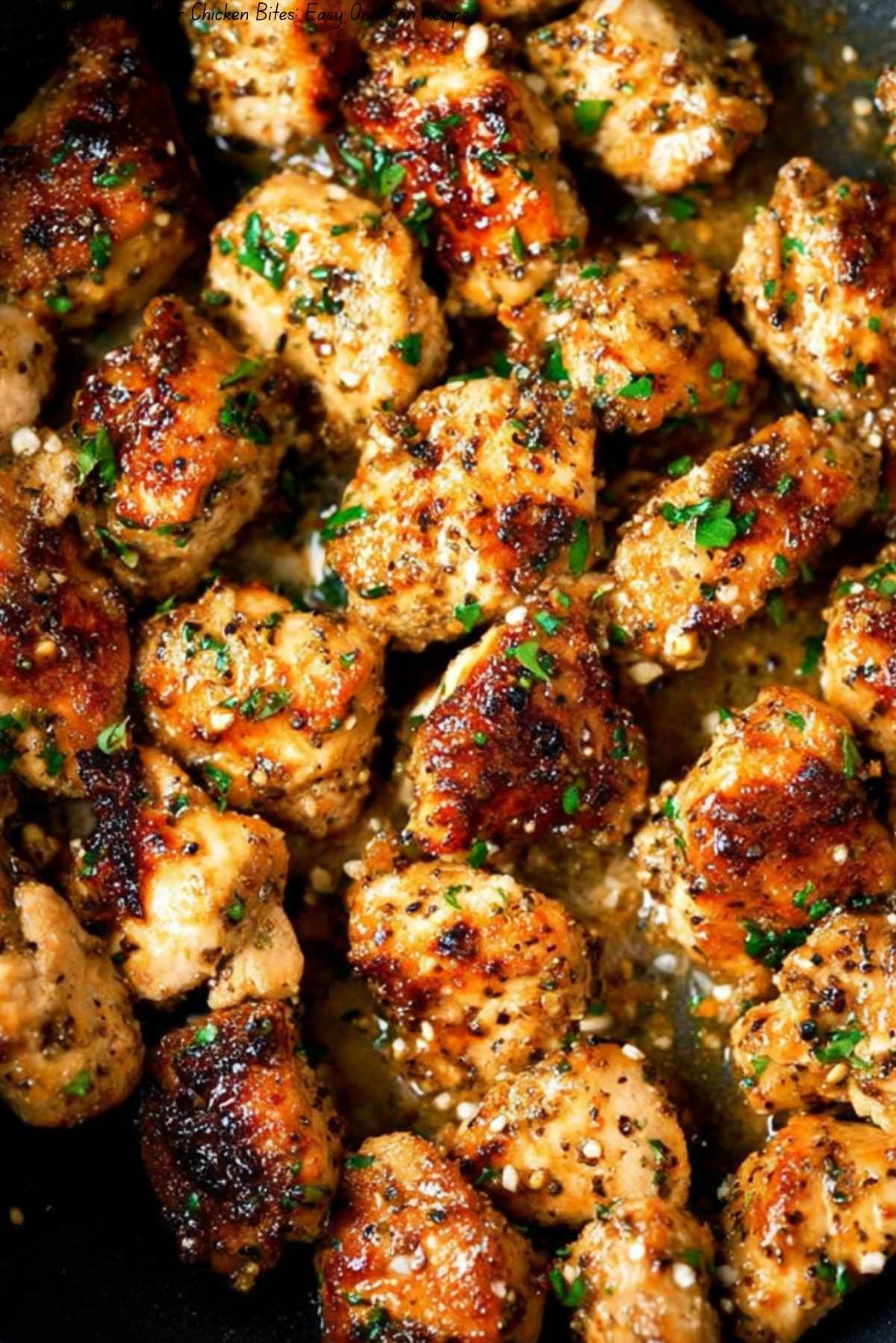 15-Minute Garlic Butter Chicken Bites: Easy One-Pan Recipe