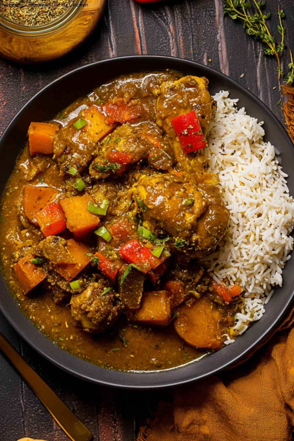 Authentic Jamaican Curry Chicken